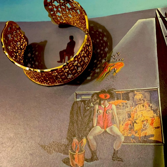 Kendra Scott Candice Gold Filigree Cuff - Picture 2 of 5